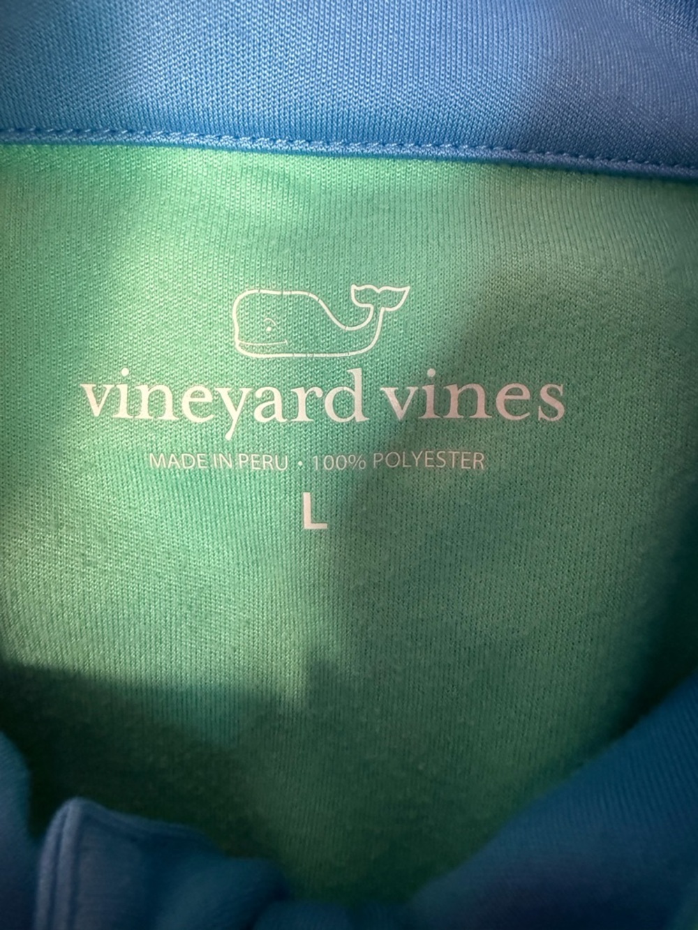 Vineyard Vines Men's Stillwater Performance Golf Vest Mint Green Large Preppy - Picture 3 of 7